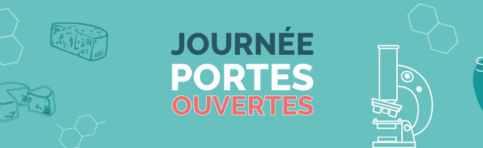 bandeau journée portes ouvertes 50 ans de recherche sur le fromage